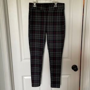 Pull on Plaid Pants